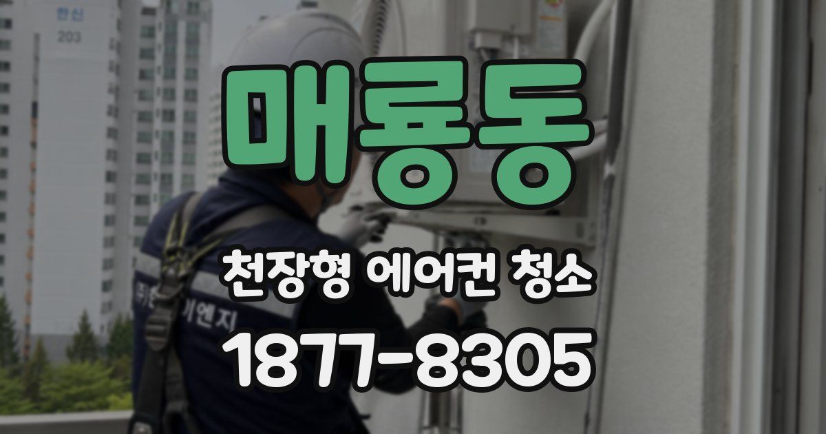 매룡동 천장형 에어컨 청소