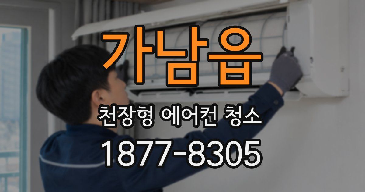 가남읍 천장형 에어컨 청소