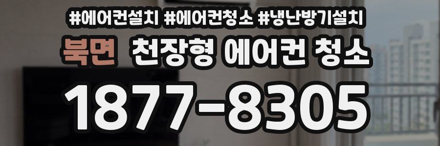 북면 천장형 에어컨 청소