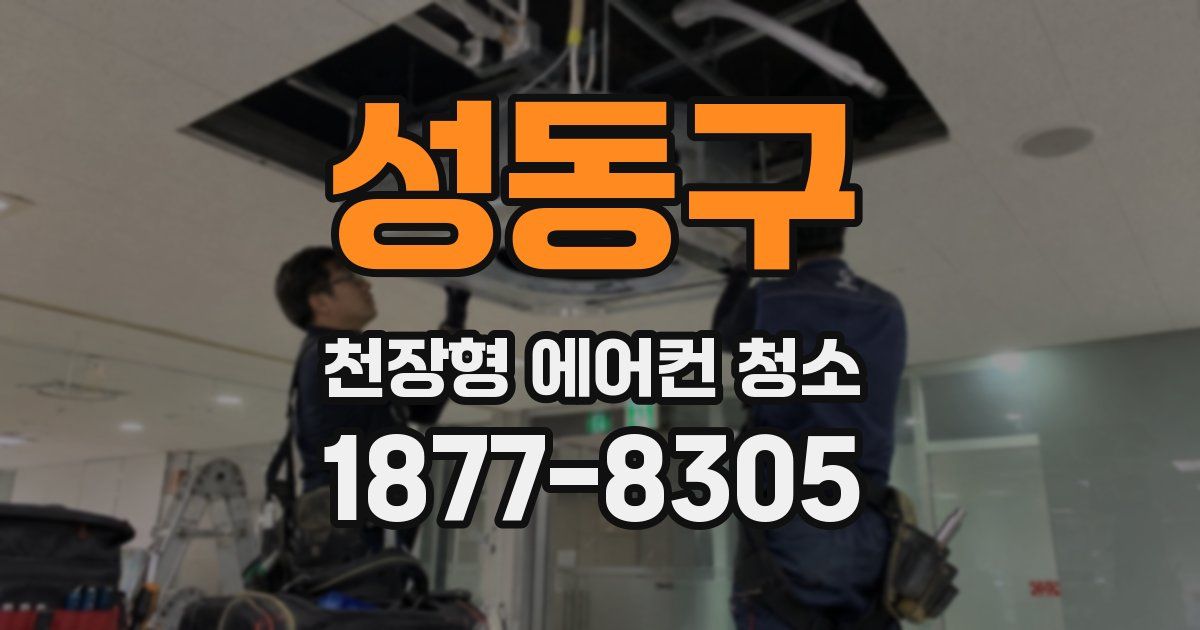 성동구 천장형 에어컨 청소