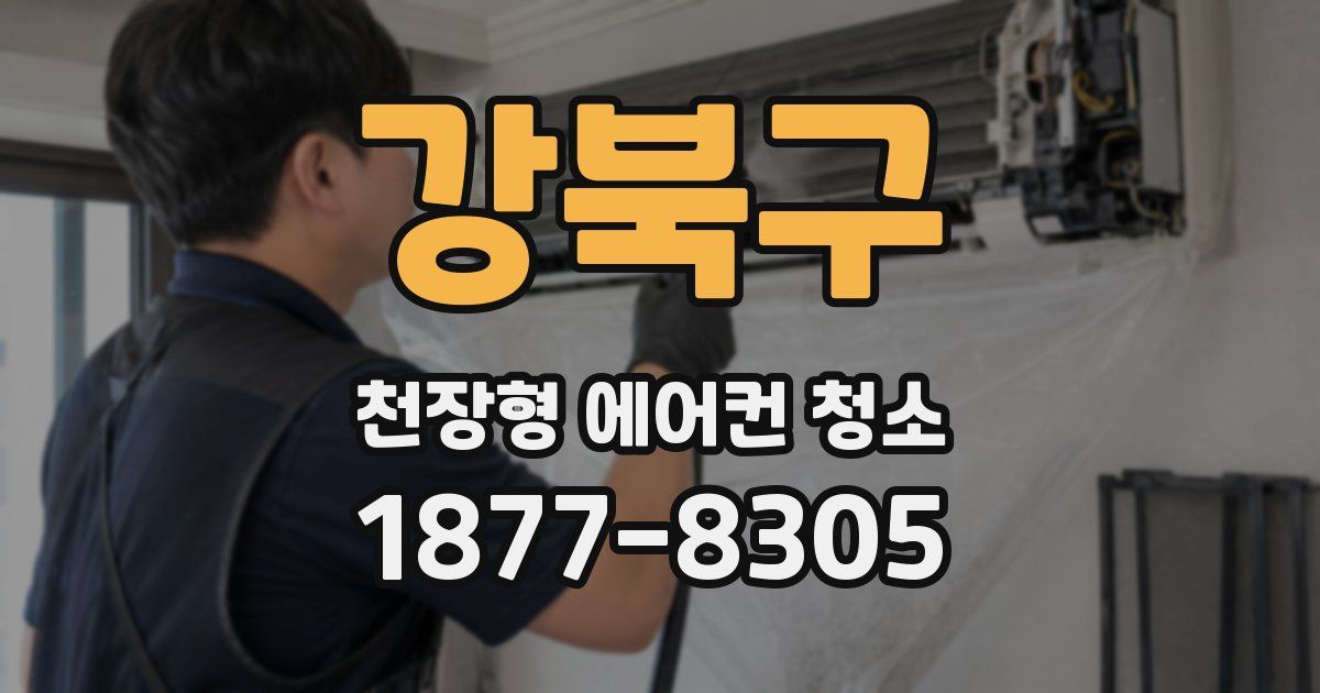 강북구 천장형 에어컨 청소