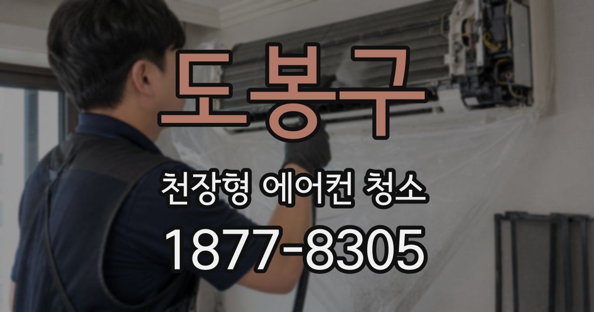 도봉구 천장형 에어컨 청소