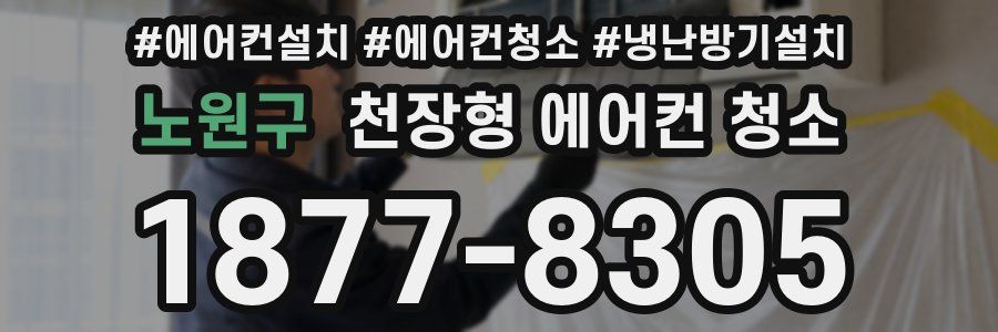 노원구 천장형 에어컨 청소