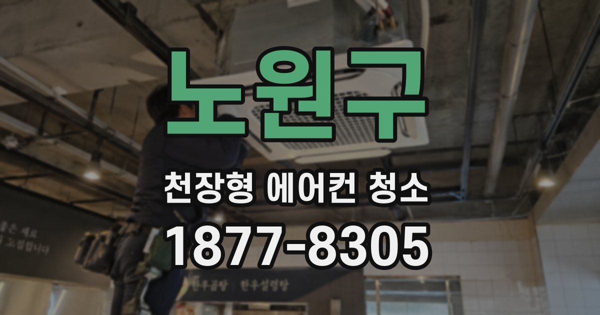 노원구 천장형 에어컨 청소