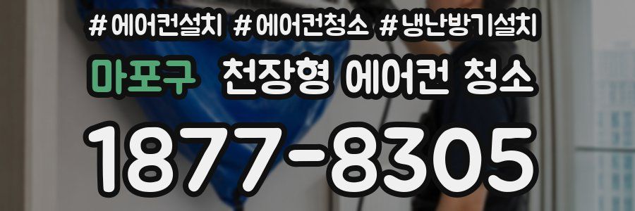 마포구 천장형 에어컨 청소