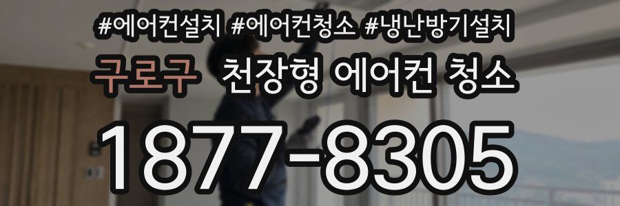 구로구 천장형 에어컨 청소