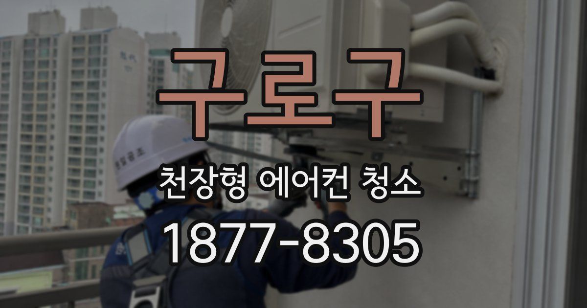 구로구 천장형 에어컨 청소