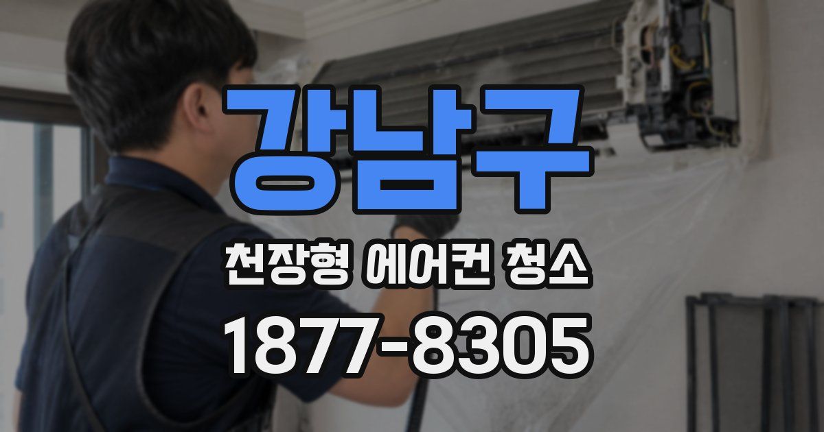 강남구 천장형 에어컨 청소