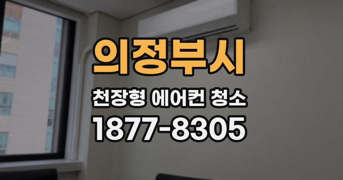 의정부시 천장형 에어컨 청소