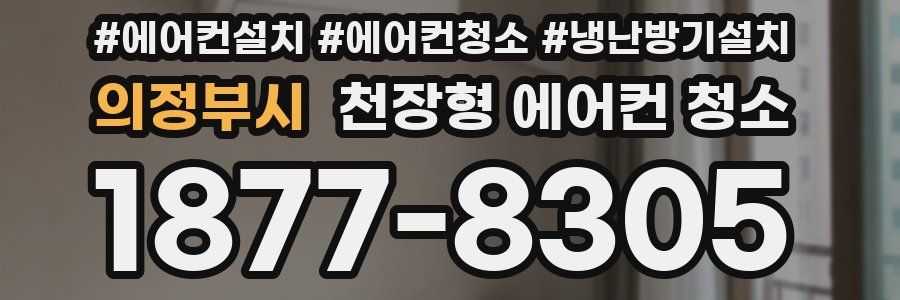 의정부시 천장형 에어컨 청소