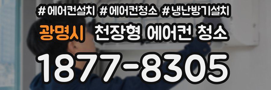 광명시 천장형 에어컨 청소