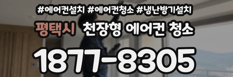 평택시 천장형 에어컨 청소