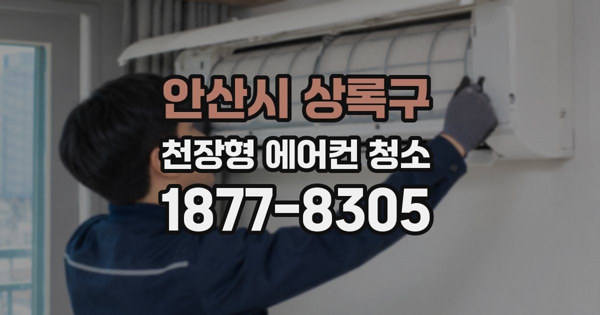 안산시 상록구 천장형 에어컨 청소