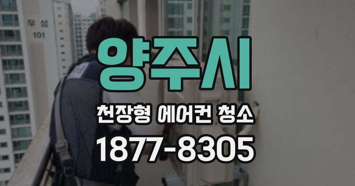 양주시 천장형 에어컨 청소