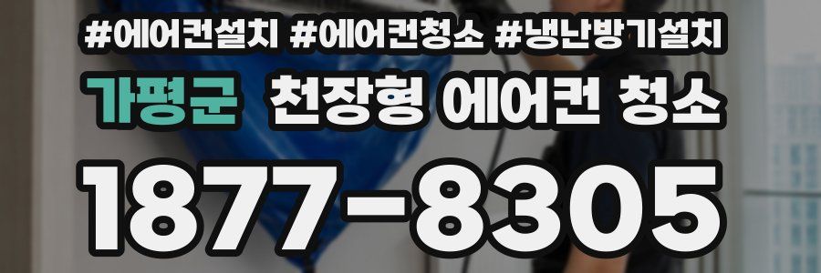 가평군 천장형 에어컨 청소