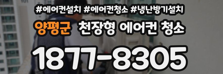 양평군 천장형 에어컨 청소