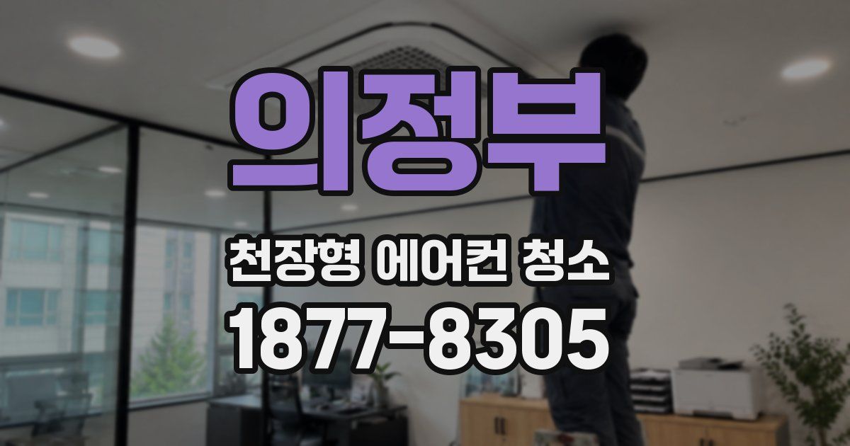 의정부 천장형 에어컨 청소