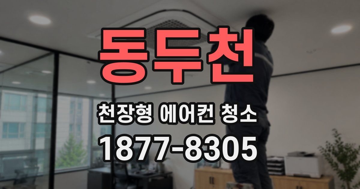 동두천 천장형 에어컨 청소