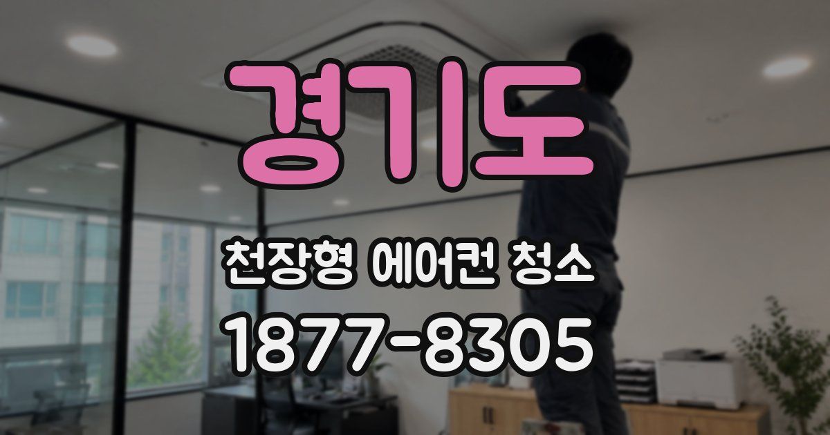경기도 천장형 에어컨 청소