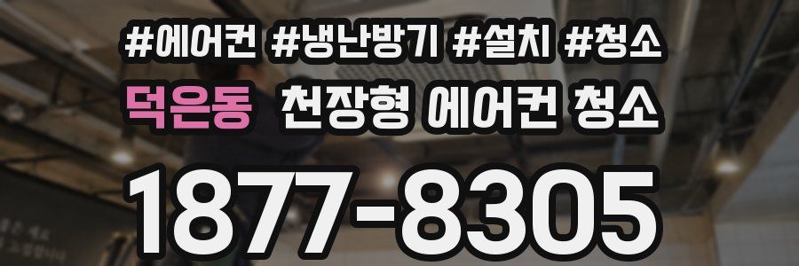 덕은동 천장형 에어컨 청소