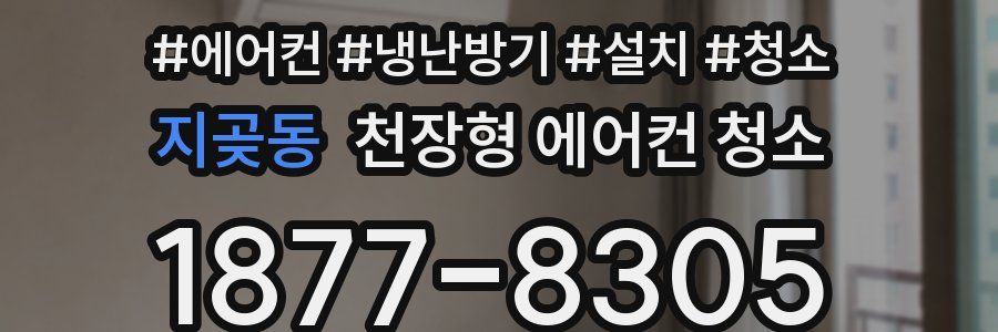 지곶동 천장형 에어컨 청소