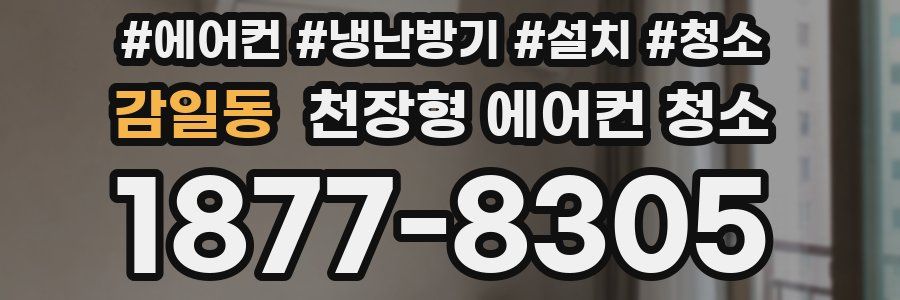 감일동 천장형 에어컨 청소