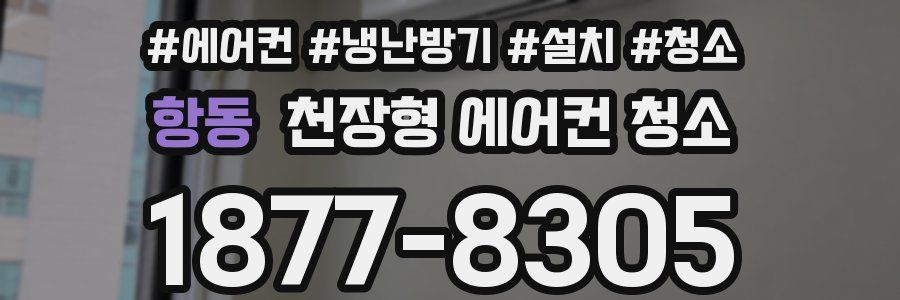 항동 천장형 에어컨 청소