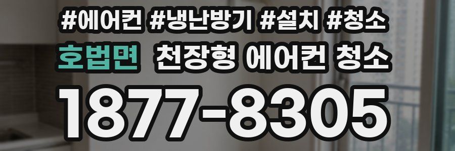 호법면 천장형 에어컨 청소