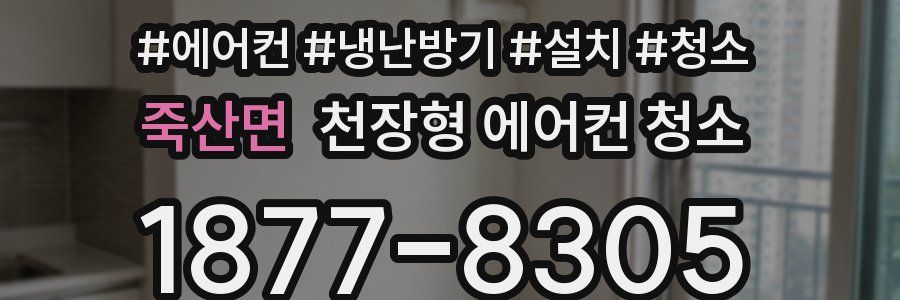죽산면 천장형 에어컨 청소