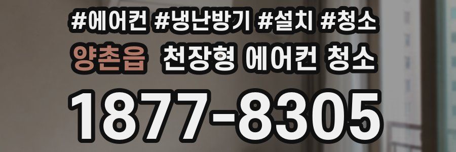 양촌읍 천장형 에어컨 청소
