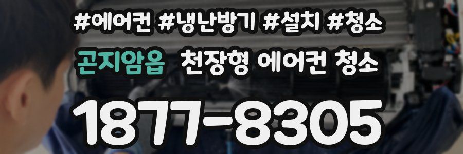 곤지암읍 천장형 에어컨 청소