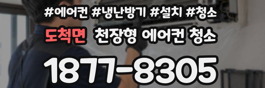 도척면 천장형 에어컨 청소