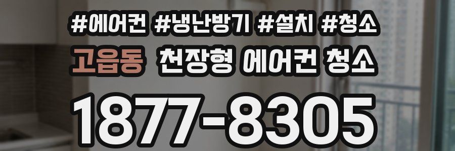 고읍동 천장형 에어컨 청소