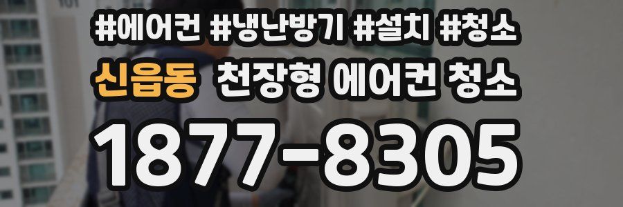 신읍동 천장형 에어컨 청소