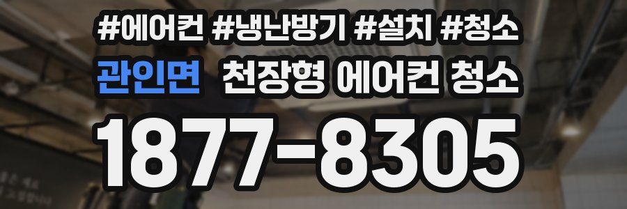 관인면 천장형 에어컨 청소