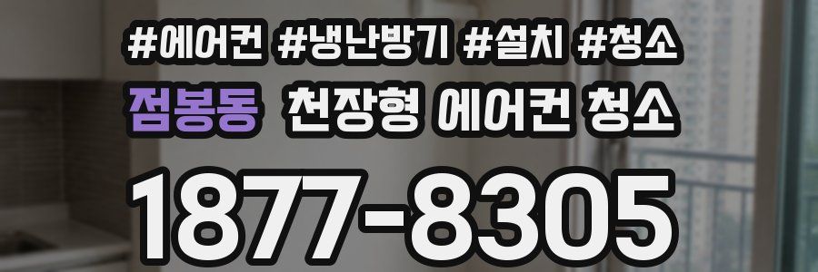 점봉동 천장형 에어컨 청소