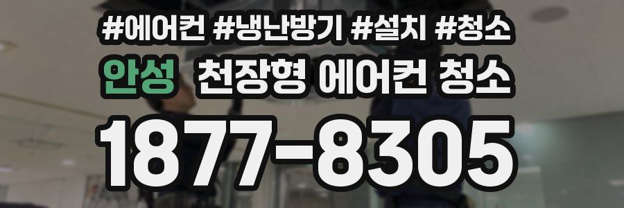 안성 천장형 에어컨 청소