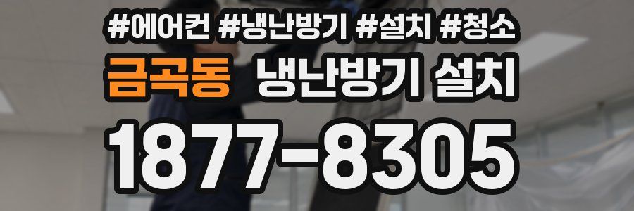 금곡동 냉난방기 설치