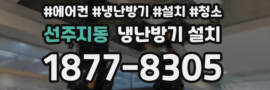 선주지동 냉난방기 설치