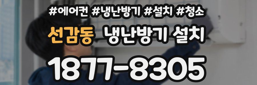 선감동 냉난방기 설치