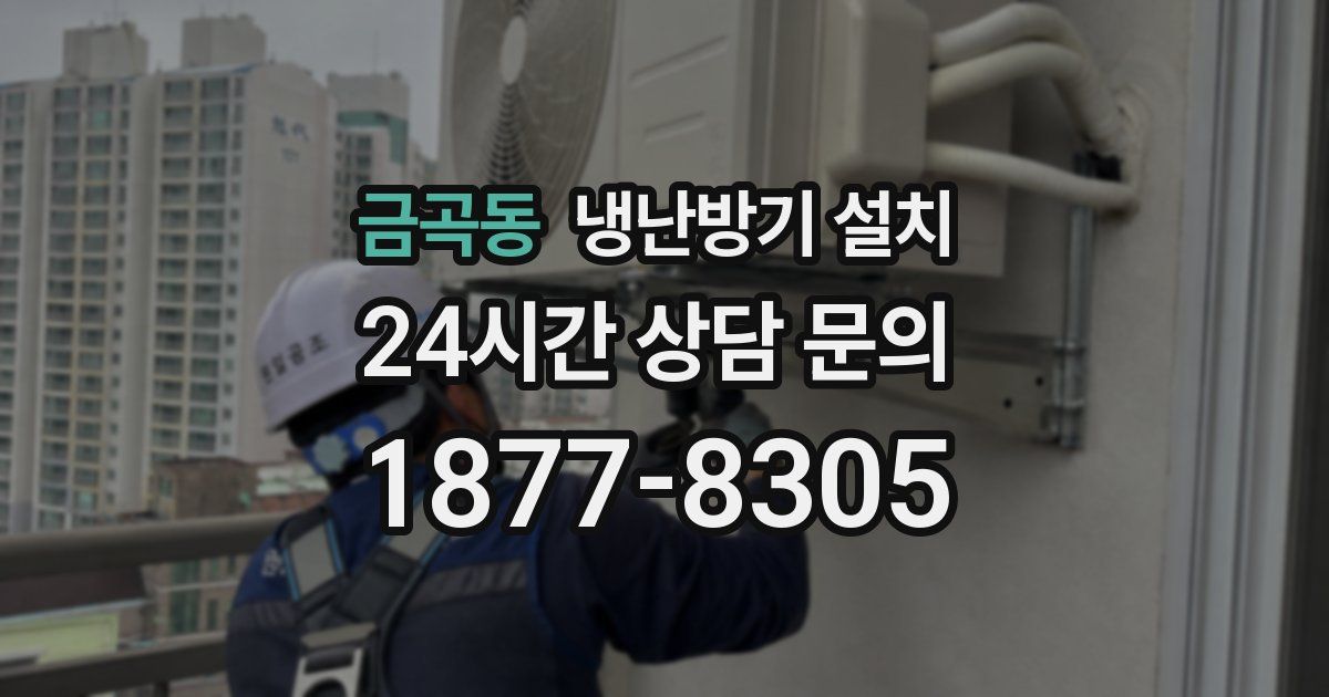 금곡동 냉난방기 설치