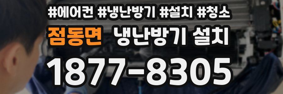 점동면 냉난방기 설치