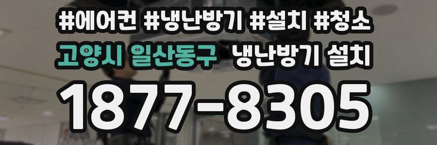 고양시 일산동구 냉난방기 설치
