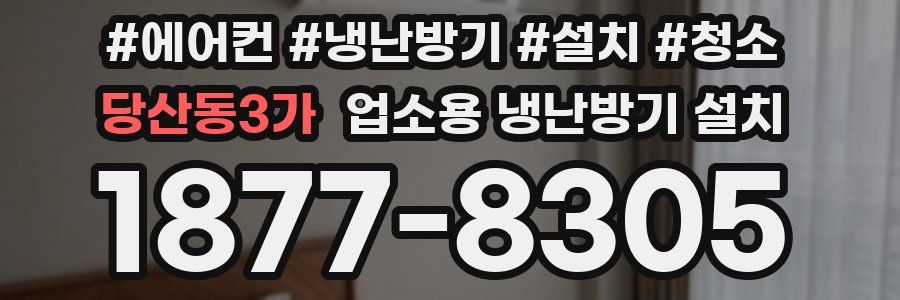 당산동3가 업소용 냉난방기 설치
