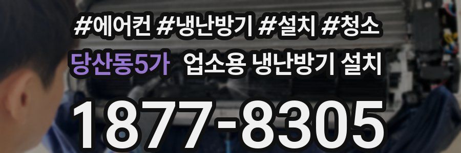 당산동5가 업소용 냉난방기 설치