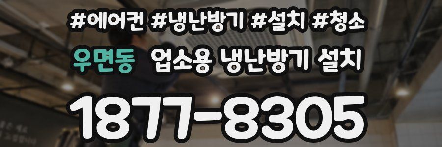 우면동 업소용 냉난방기 설치