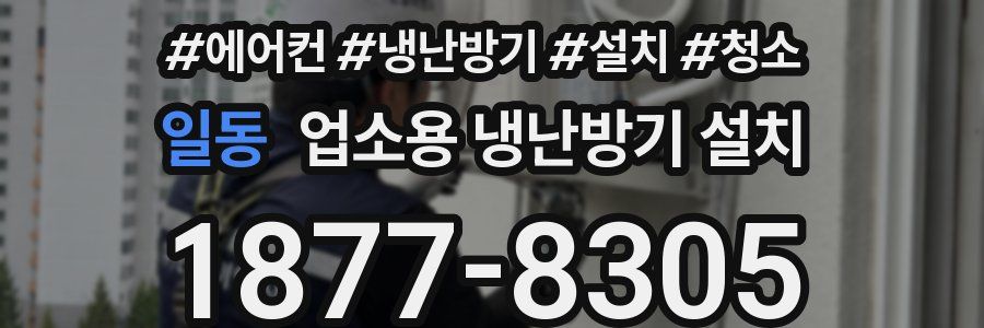 일동 업소용 냉난방기 설치