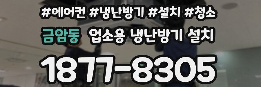 금암동 업소용 냉난방기 설치