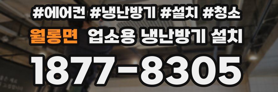 월롱면 업소용 냉난방기 설치