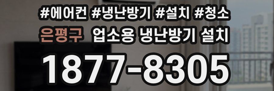 은평구 업소용 냉난방기 설치